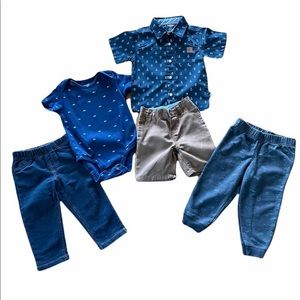 24 Month LOT of Boys Clothes Pants Shirts Tops Onesies Shorts